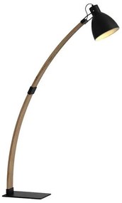 Állólámpa 1xE27/60W/230V kőris/fekete