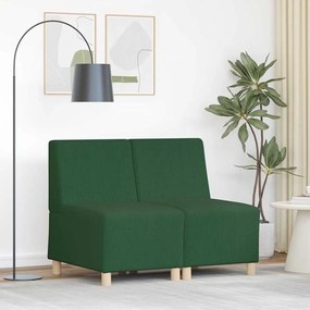 Karfa Nélküli Modularis Kanapé Egység 2 pcs Zsungel zöld