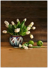 Poszterek 70x100 Tulipánok vázában