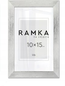 Képkeret 10X15 A6 Képkeret Fotó 15X10 ezüst