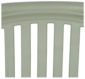 Zöld műanyag étkezőszék Alia – Ixia