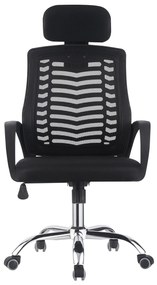 Irodai fotel Isona (fekete + króm) . 1063865