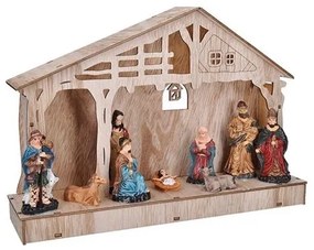 Solight 1V259 - LED karácsonyi dekoráció LED/2xAA betlém