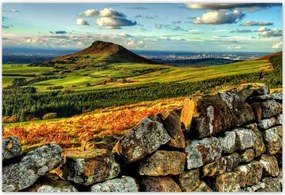 Poszterek 200x135 Tájkép hegyek sziklák égbolt