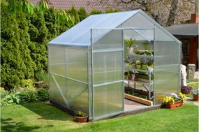 üvegház LANITPLAST DOMIK 2,6x2 m PC 4 mm LG2552