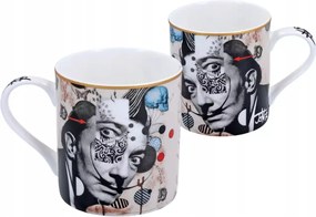 Porcelán Bögre Carmani Salvador Dali by Loui Jover _ajándék Doboz