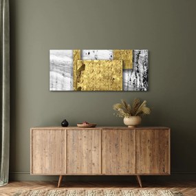 Kép - Arany négyzetek N⁰1 (120x50 cm)