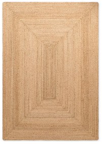 Natúr színű kétoldalas kézi szövésű juta szőnyeg 200x300 cm Sharmila Natural Brown – Hanse Home