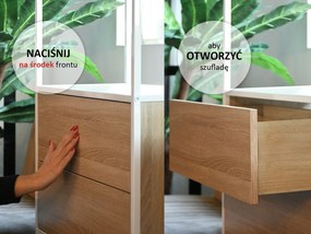 Komód Soren Kom (tölgy + fehér). 1110765