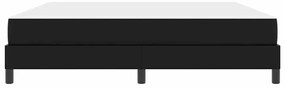 Ágy matracmal Fekete 180 x 200 cm Műbőr