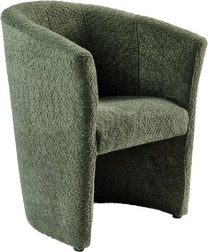 Klub fotel, zöld Coral anyag, CUBA