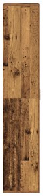 Felsőszekrény Régi Fa 60x35x180 cm Műszaki Fa