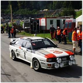 Poszterek 140x140 Audi Quattro a rally-n