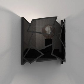 Fali lámpa CAMO 1xE27/15W/230V fekete