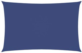 kék téglalap alakú oxford-szövet napvitorla 2,5 x 5 m