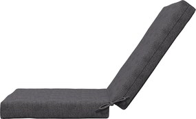 Outsunny 2 darabos kültéri párnaszett háttámlás székre, 8 cm párnázottsággal, méret: 112L x 51W cm, sötétszürke | Aosom