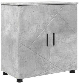 Fürdőszoba bútor szett 5 pcs Beton szürke 61 x 35 x 64 cm