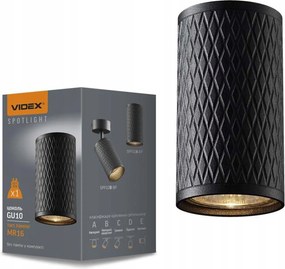 Falra szerelhető Spot mennyezeti lámpatest LED-es spot lámpa GU10 fekete