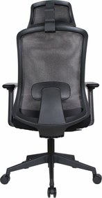 Irodai szék, fekete, teherbírás 150 kg, ROSANO