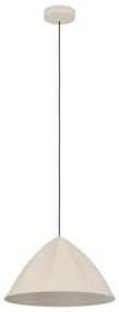 Eglo 900836 - Csillár zsinóron PODERE 1xE27/40W/230V krémes