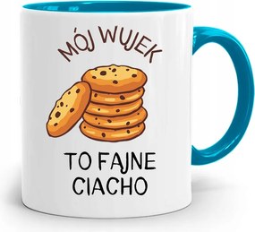 Kék Bögre Ajándék Nagybácsinak Hűvös Sütemény nyomott mintával