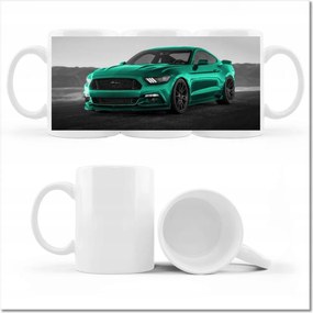 Nyomott mintás bögre Ford Mustang Usa autó