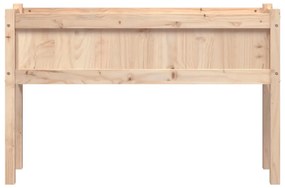 tömör fenyőfa kerti virágláda lábakkal 110 x 31 x 70 cm