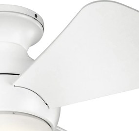Kichler Sola KLF-SOLA-34-WHT Ventilátor 1x10W/LED 3000K 1116 lm IP23