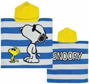 Snoopy Woodstock strand törölköző poncsó 50x100 cm
