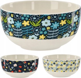 Kerámia tál Flowers 550 ml Elegancia és funkcionalitás 1db