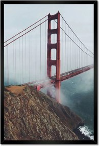 Poszterek keretben 40x60 Vörös híd az USA-ban