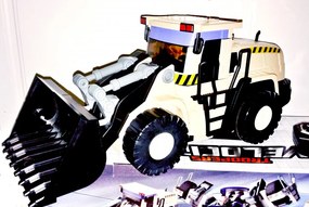 Jaki Óriás 45 Cm Autobot Kotró Gép Transformer Munkagép Hangvezérléssel