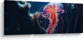Kép - Medúza (órával) (90x30 cm)