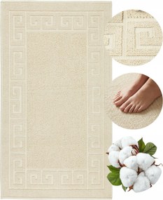 Fürdőszobaszőnyeg Nagy Egyiptomi Pamut 73x135 Nedvszívó Csúszásgátló Szállodai