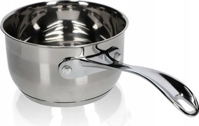 Fazék Serpenyő Acél Serpenyő 1,8 L Fogantyú Gáz Indukciós Rozsdamentes Acél