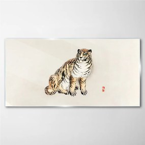Üvegkép Állatok macska tigris