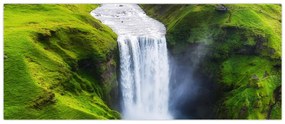 Kép - Skogafoss vízesés (120x50 cm)