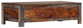 szürke tömör kelet-indiai rózsafa dohányzóasztal 100x50x30 cm