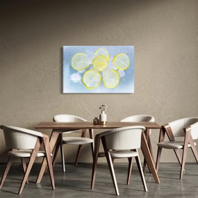 Citrom a jégben képe (90x60 cm)