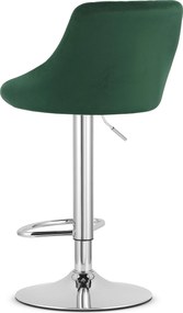 AKCIÓ Zöld bárszék VELVET KAST II. osztály