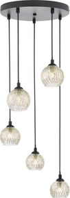 Dar Lighting modern függeszték federico fekete darfed0522-09