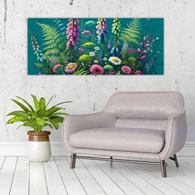 Kép - Mezei virágok (120x50 cm)