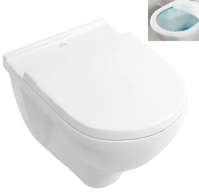 Villeroy & Boch O.novo wc soft close ülőkével fehér színben fényes felülettel hátsó kifolyással 5660HR01
