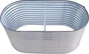 Furnigo Emelt ágyás 160x80x78 cm - ezüst