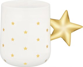 Alessi Delight Karácsonyi bögre 370 ml Arany csillag