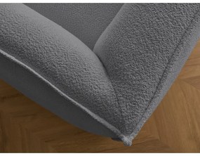 Sötétszürke buklé kanapé 242 cm Giorgia – Bobochic Paris