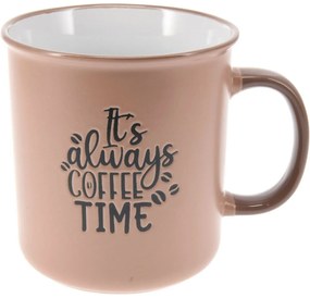 Coffee kőagyag bögre barna, 710 ml