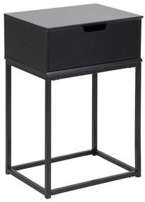 CARLY éjjeliszekrény antracit színben