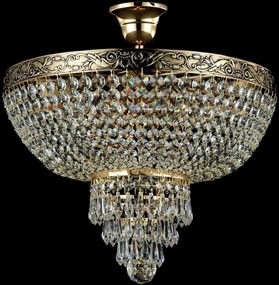 Maytoni glamour klasszikus kristály mennyezeti lámpa palace antik arany mydia890-cl-05-g