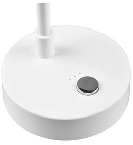 Fehér LED szabályozható asztali lámpa (magasság 28 cm) Lenny – Trio